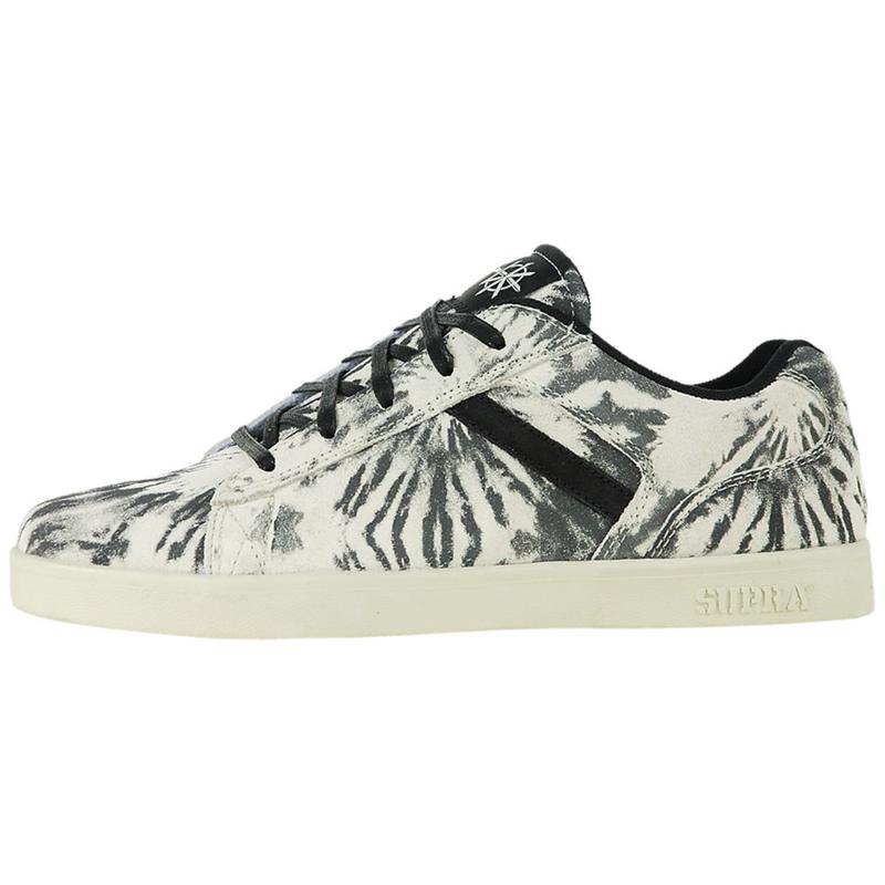 Supra Womens BULLET Low Tops Shoes White Grey - India (KHLZQS890)
